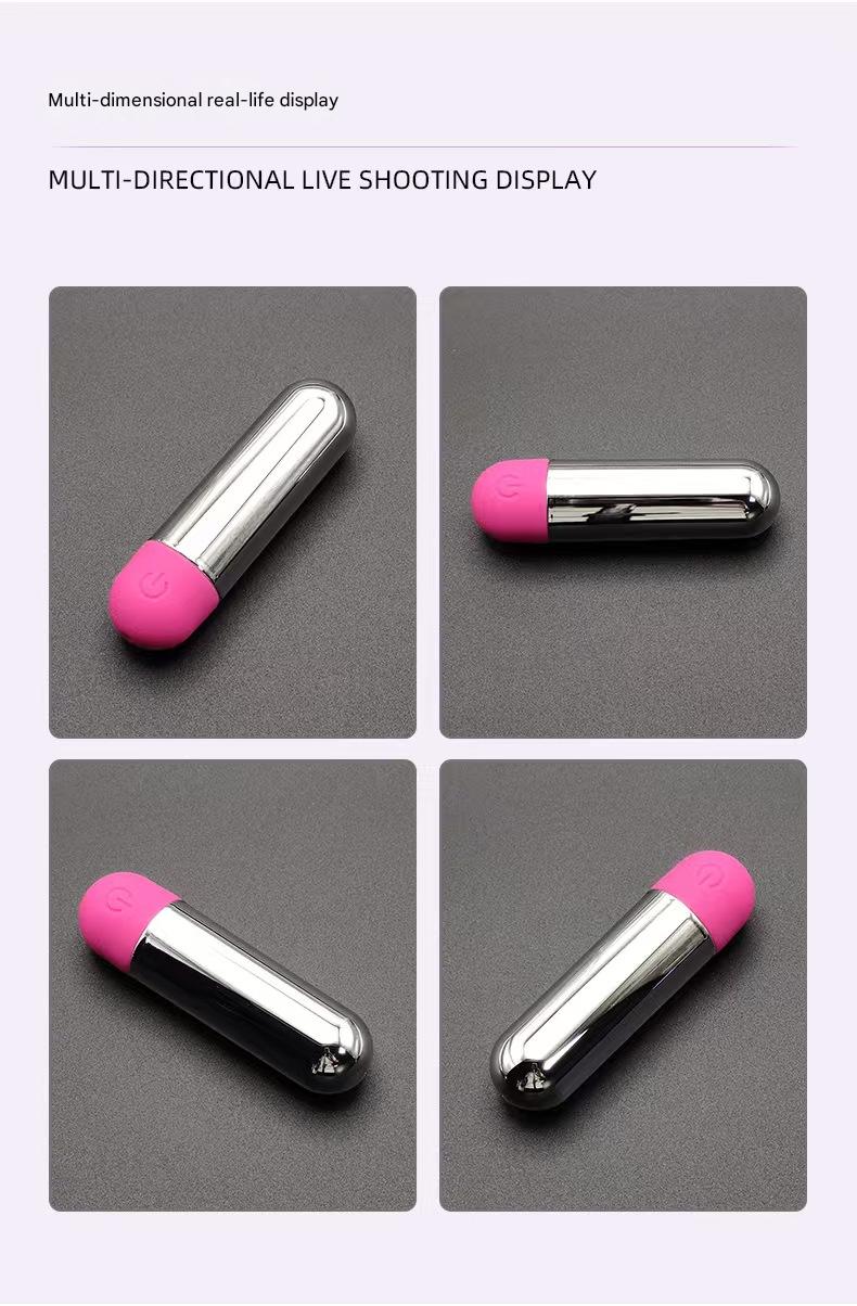 Small Silver Bullet Vibrator Clitoral Sex Toy