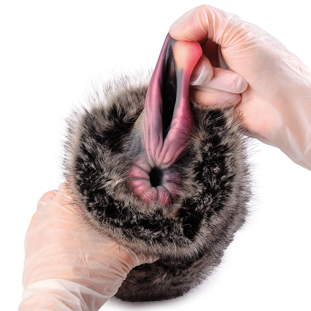 Fantasy Furry Animal Silicone Cow Pocket Pussy