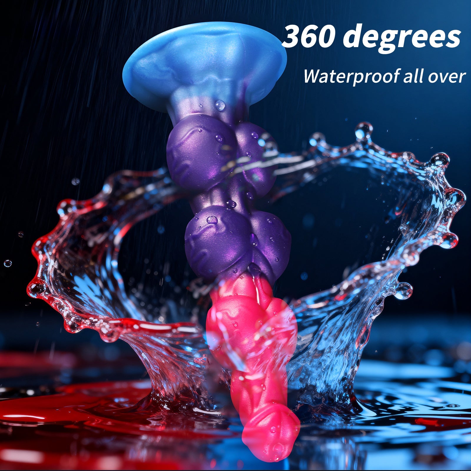 9 Inch Three Knot Fantasy Dog Dirty Penis