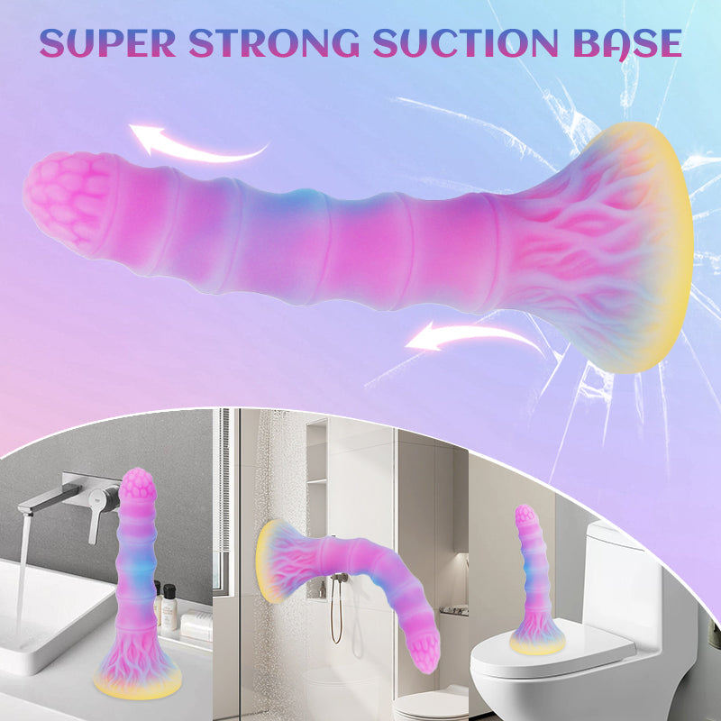 9 Inch Curved Bamboo Anal Dildo