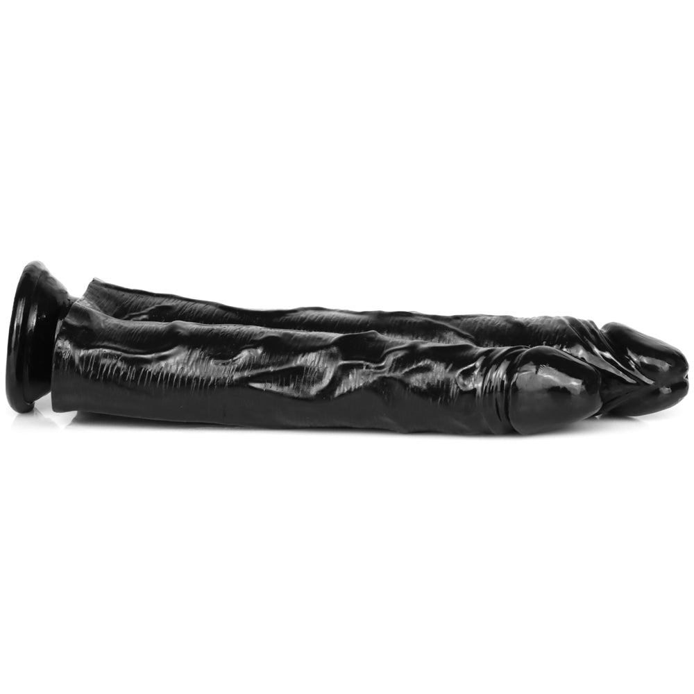 10 Inch Black Big Double Penetration Dildo