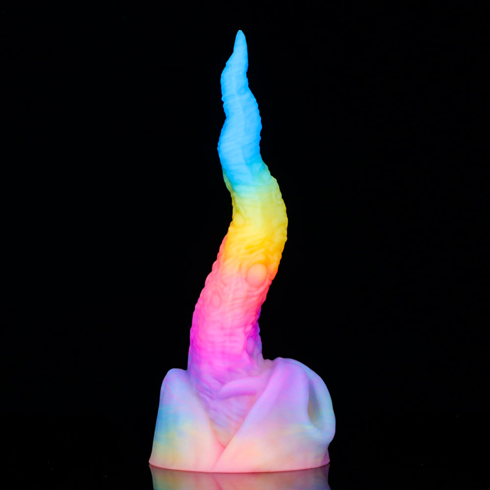 Tongue Luminous Soft Silicone Monster Dildo