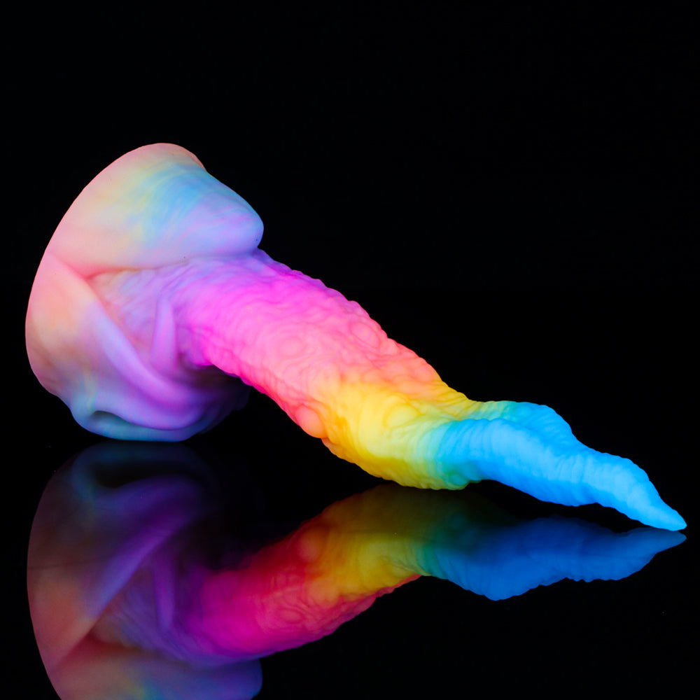 Tongue Luminous Soft Silicone Monster Dildo