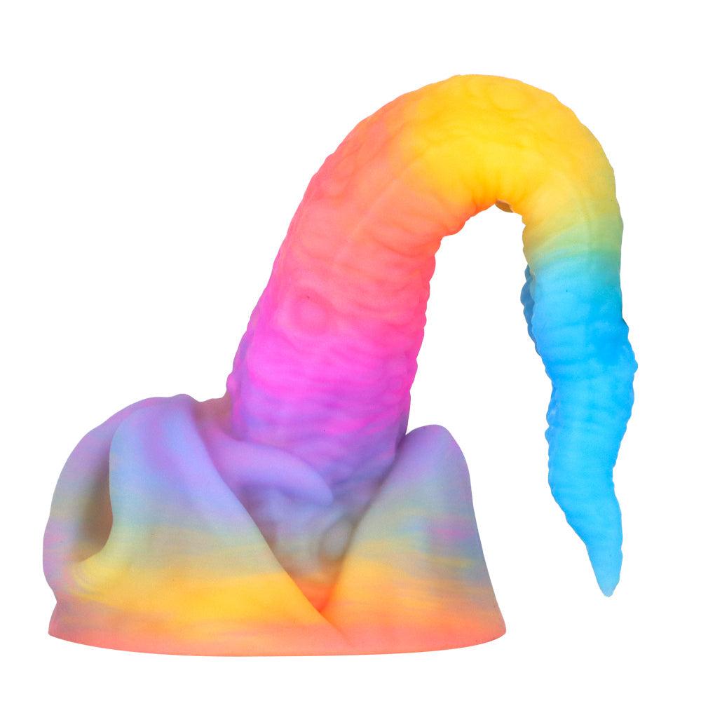 Tongue Luminous Soft Silicone Monster Dildo