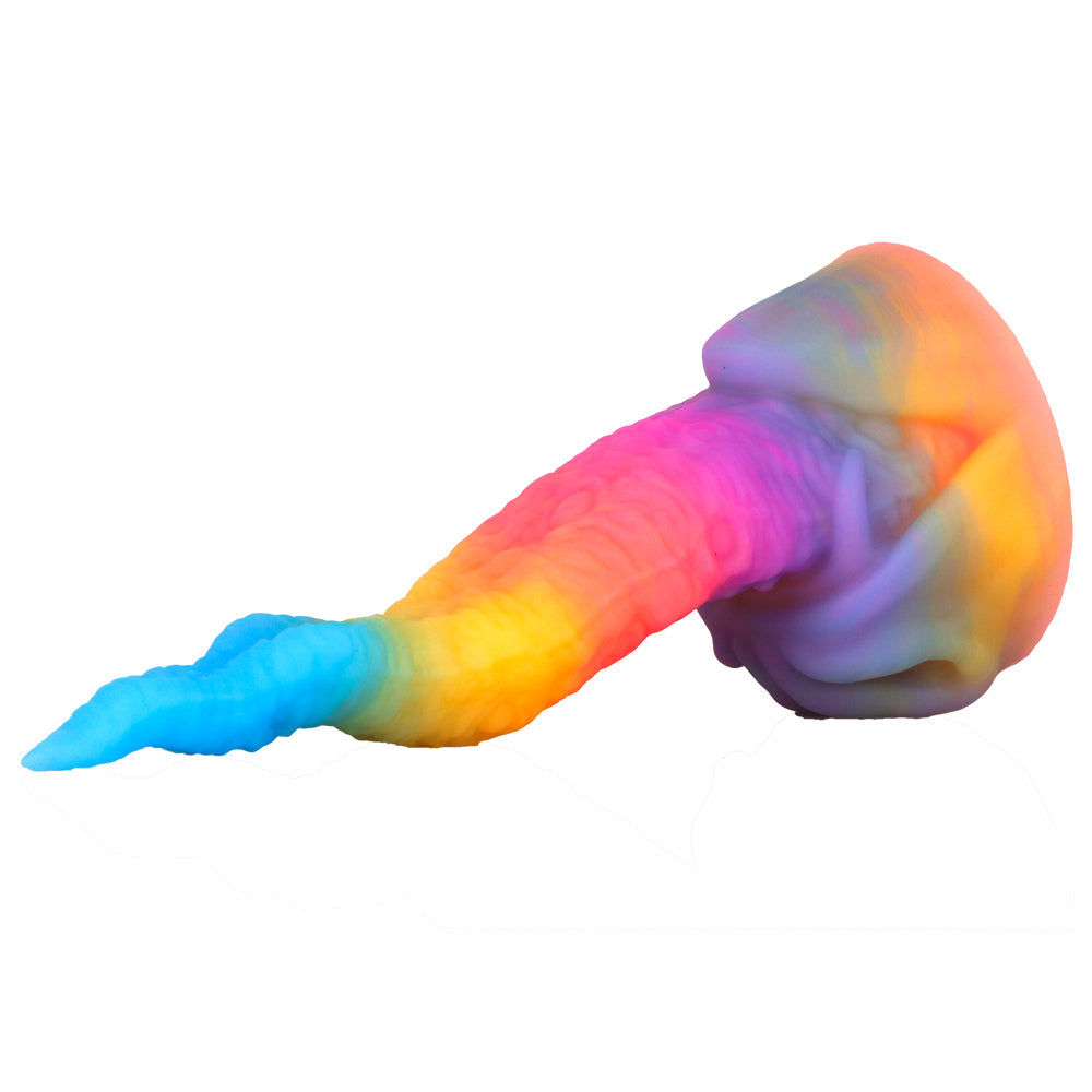 Tongue Luminous Soft Silicone Monster Dildo