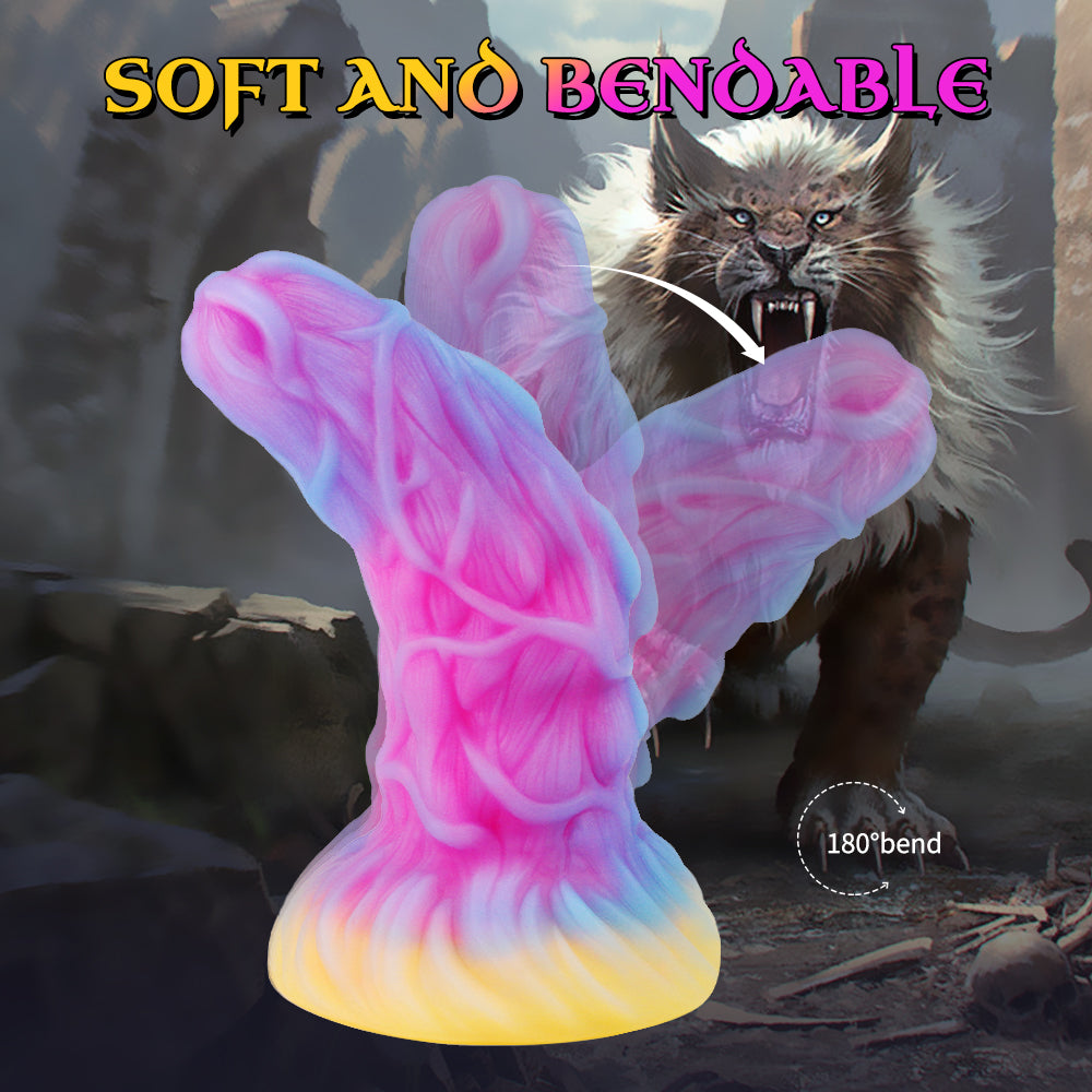 7 Inch Silicone Monster Textured Anal Dildo