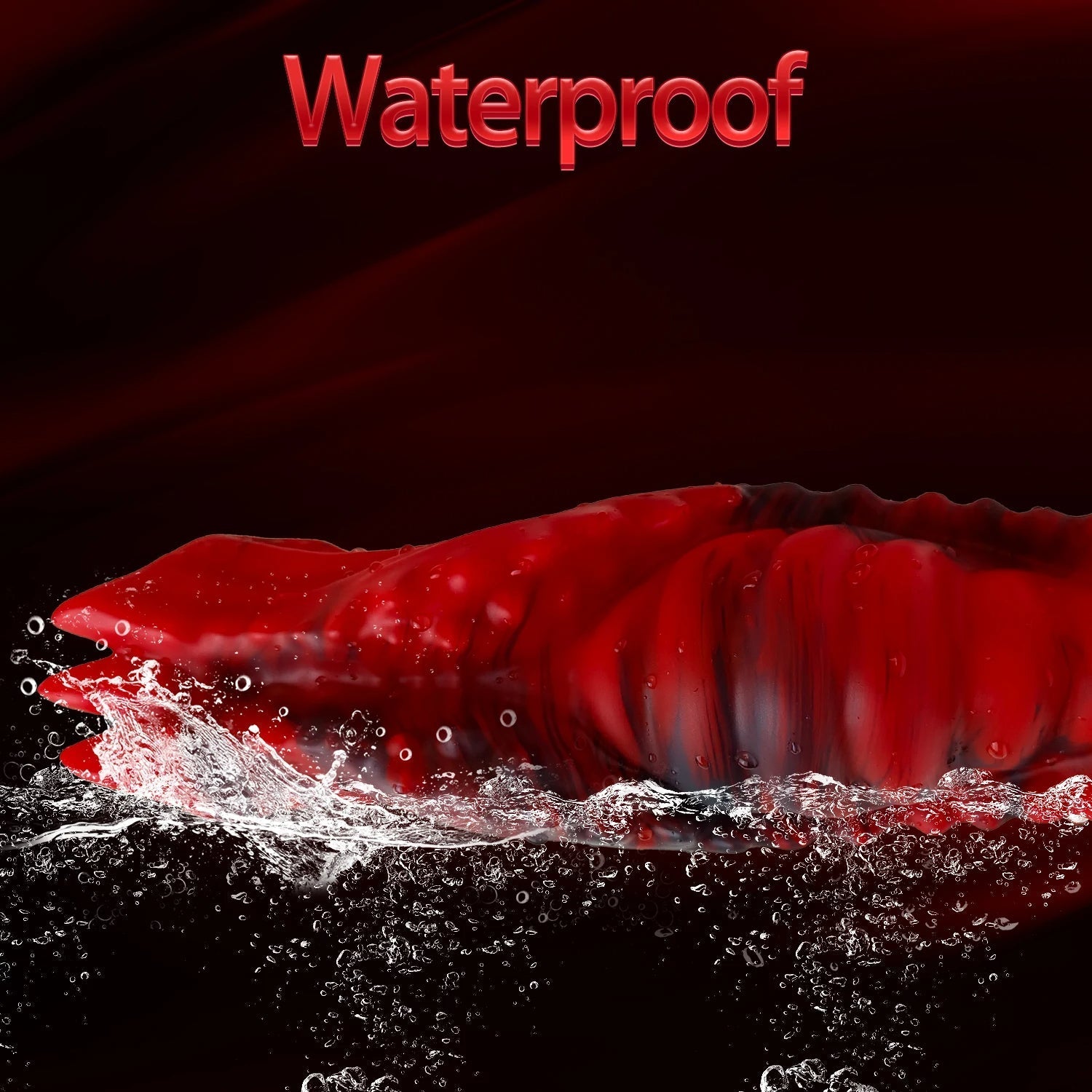 8 Inch Red Strong Suction Cup Dragon Dildo