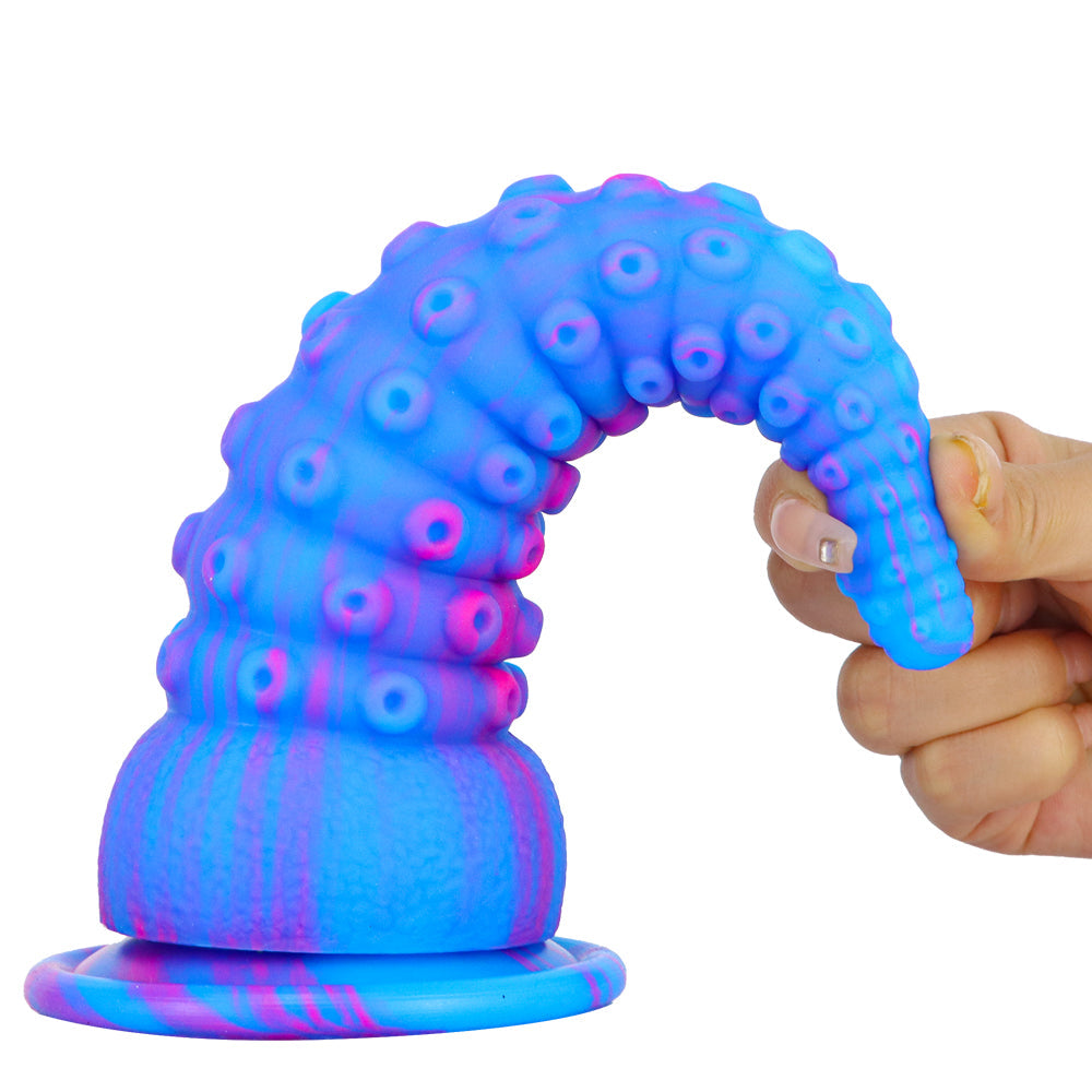 Blue Creature Cock Tenticle Anal Dildo