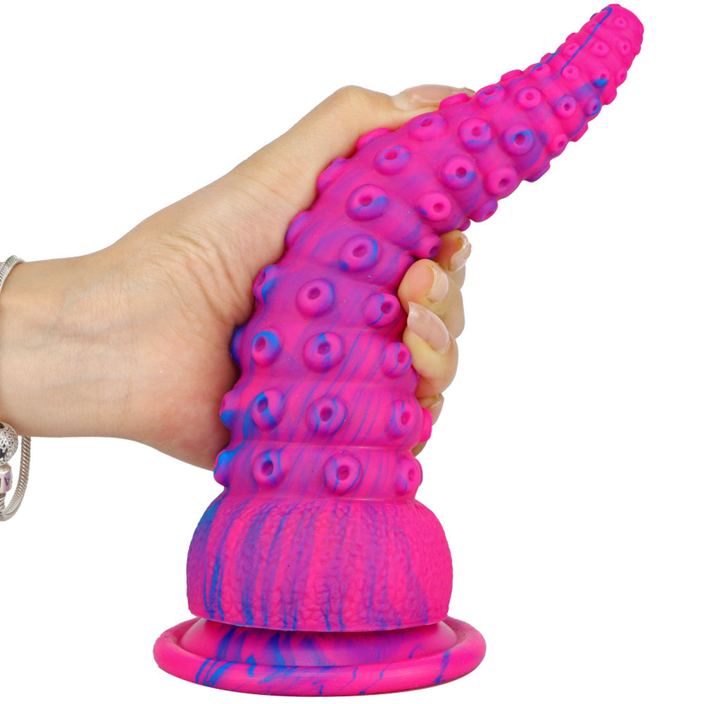 Pink Octopus Feet Suction Cup Tentacle Dildo