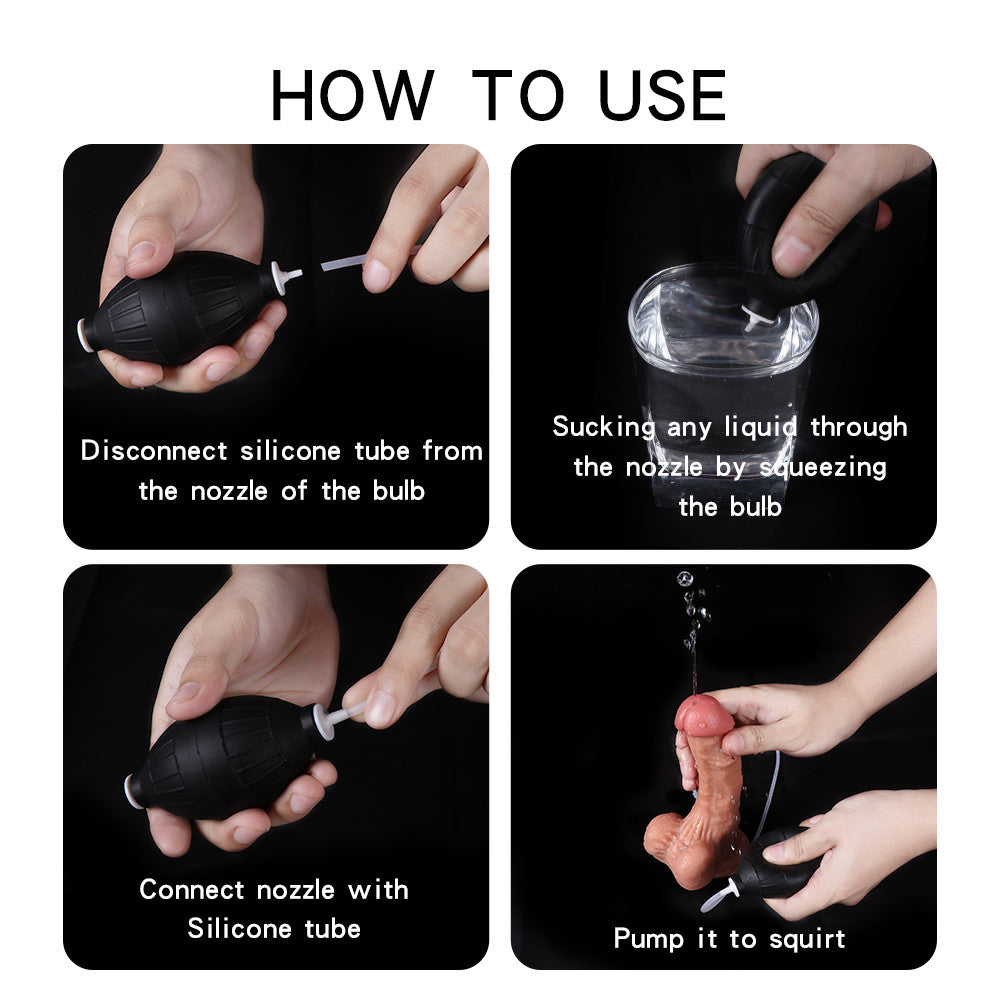 7 Inch Realistic Silicone Penis Cum Dildo