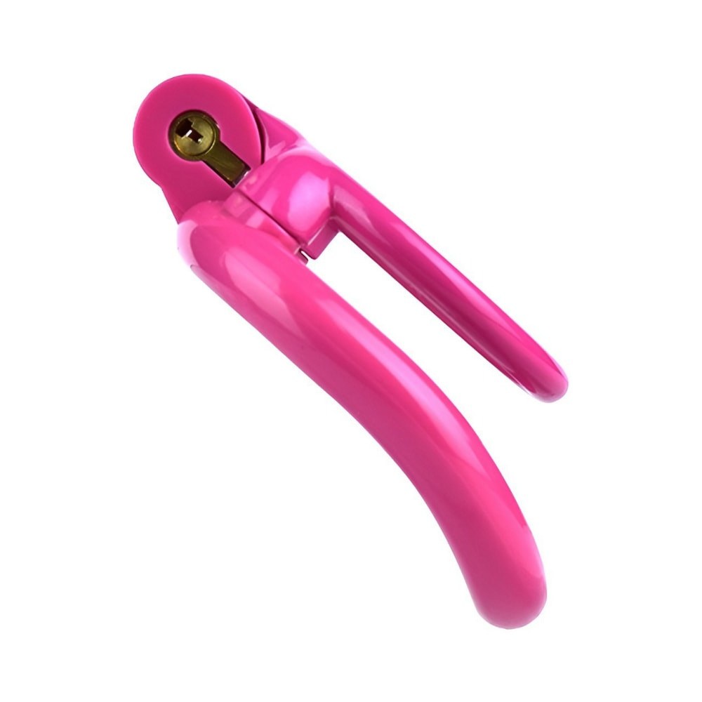 Pink Resin Male Chastity Cage