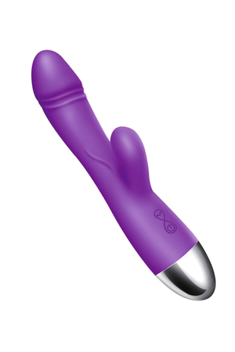 Bangneng 30 Function Super Silicone Recharge Rabbit Vibrator Purple /