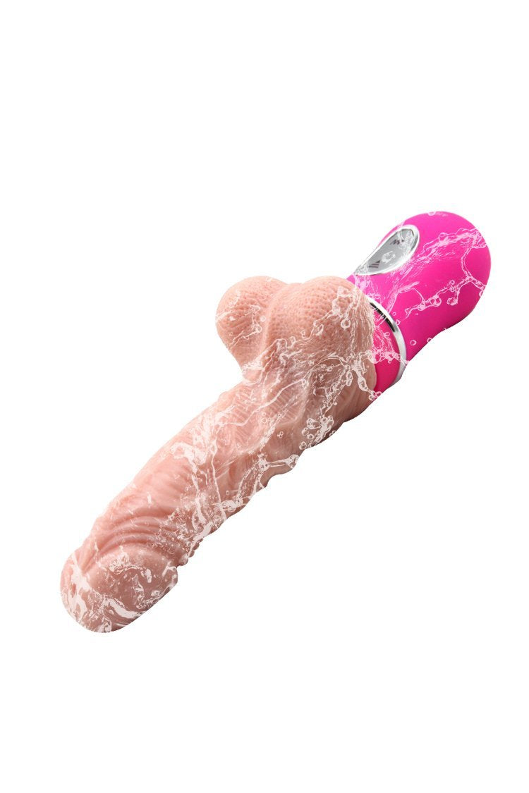 Luxury Realistic Thrusting Dildo Vibrator 7 Inch