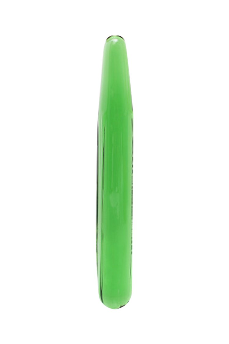 Cute Vegetable Shaped Crystal Glass Massager Green / Luffa Dildo