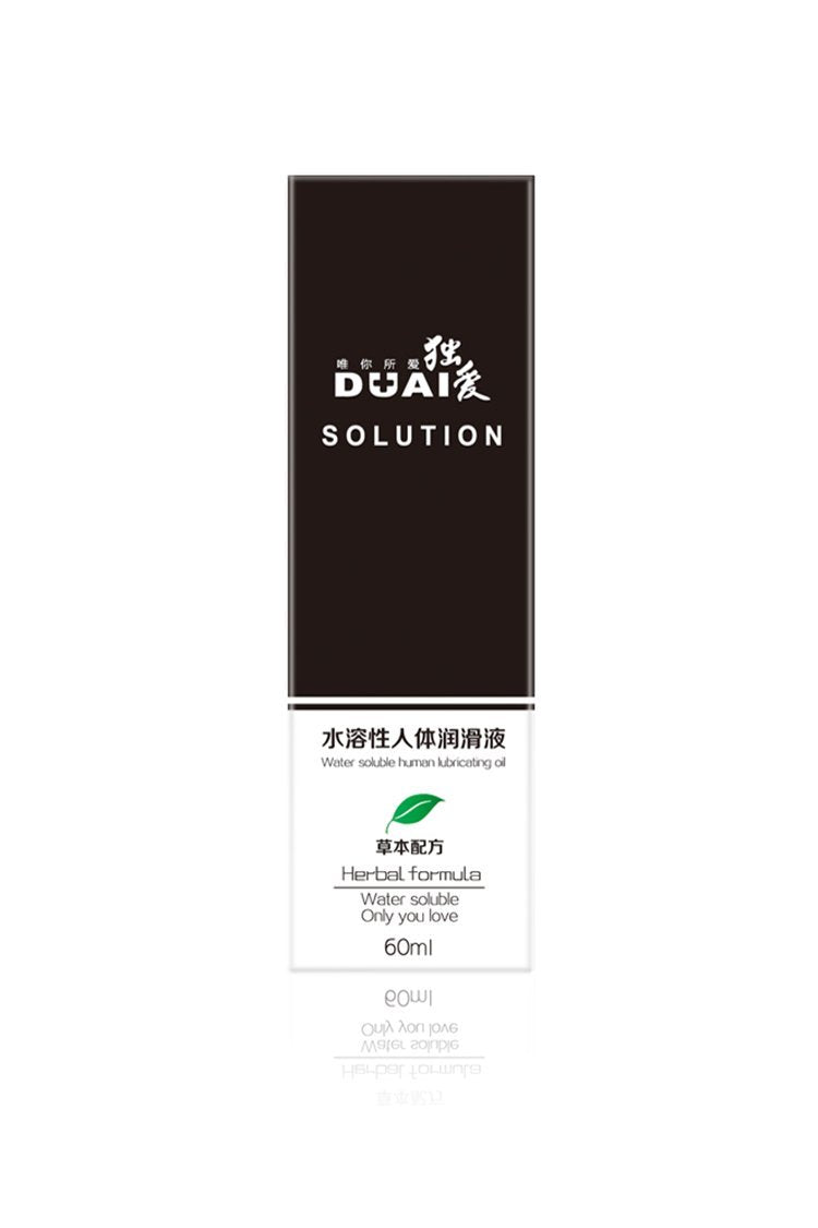 Duai Solution Water-Based Lubricant Sexual Enhancers 4 Styles 2.02Oz Black / One Size
