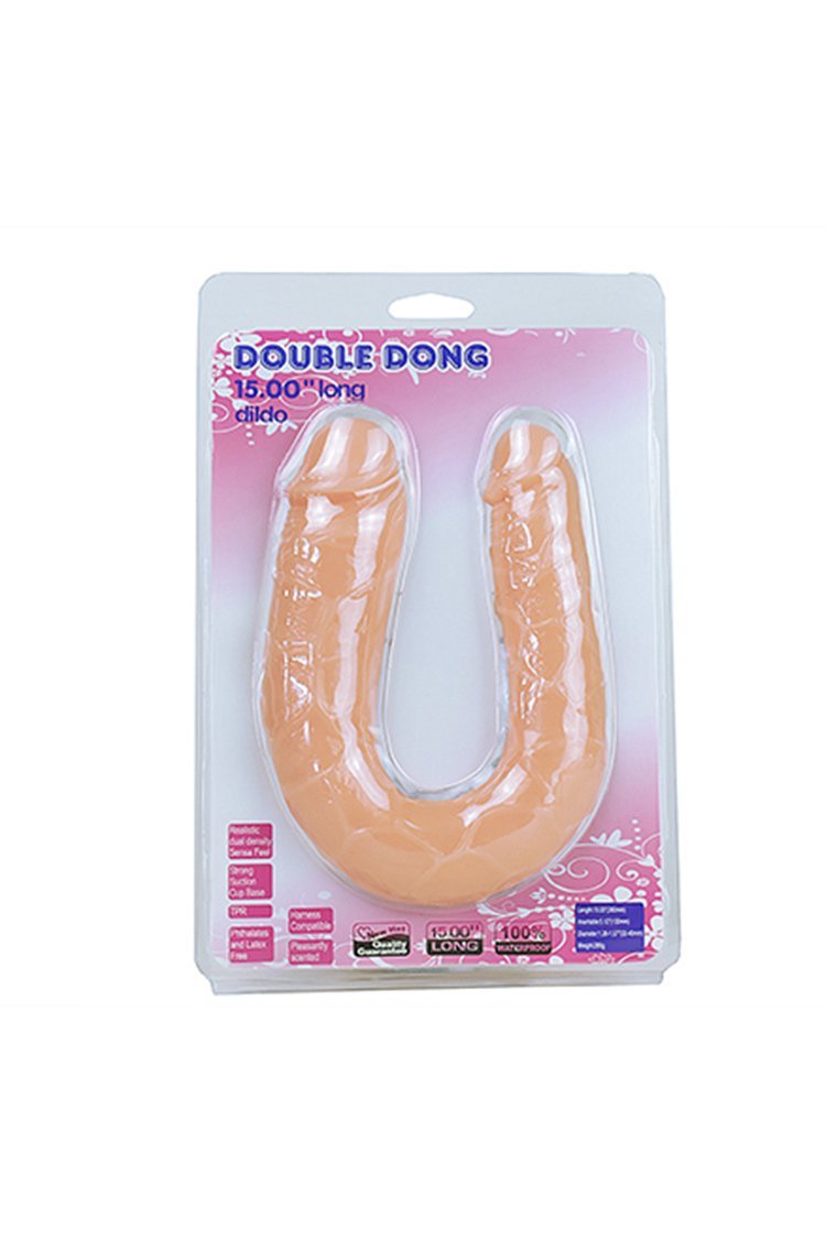 Baile Double-Ended Crystal Tpr Jelly Realistic Dildo