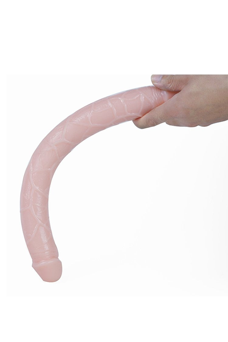 Double-Ended Super Jelly Tpe Realistic Dildo