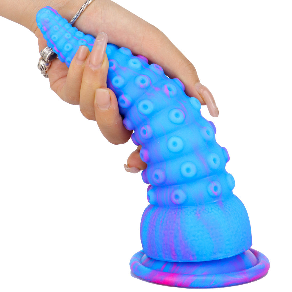 Blue Creature Cock Tenticle Anal Dildo