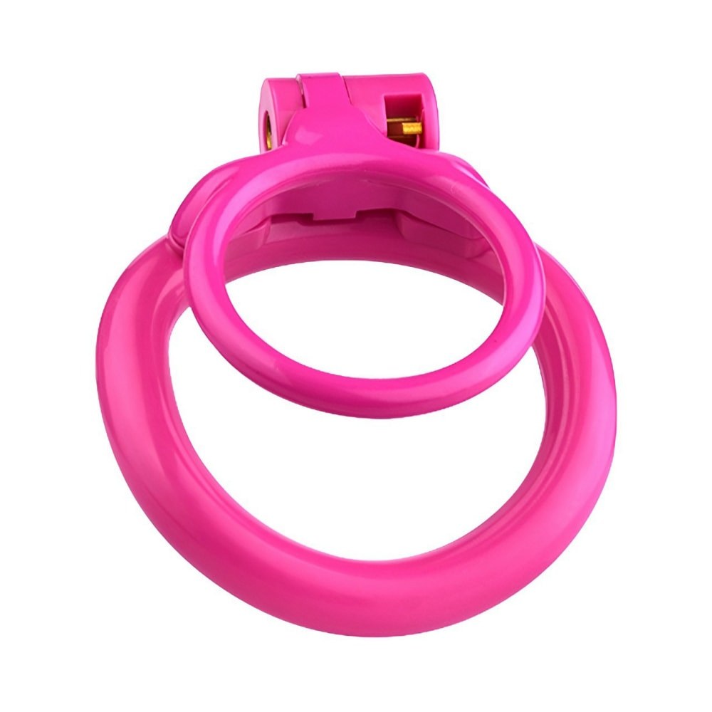 Pink Resin Male Chastity Cage