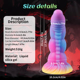 Charger l&#39;image dans la galerie, Colorful Dragon Light Up Fantasy Anal Dildos