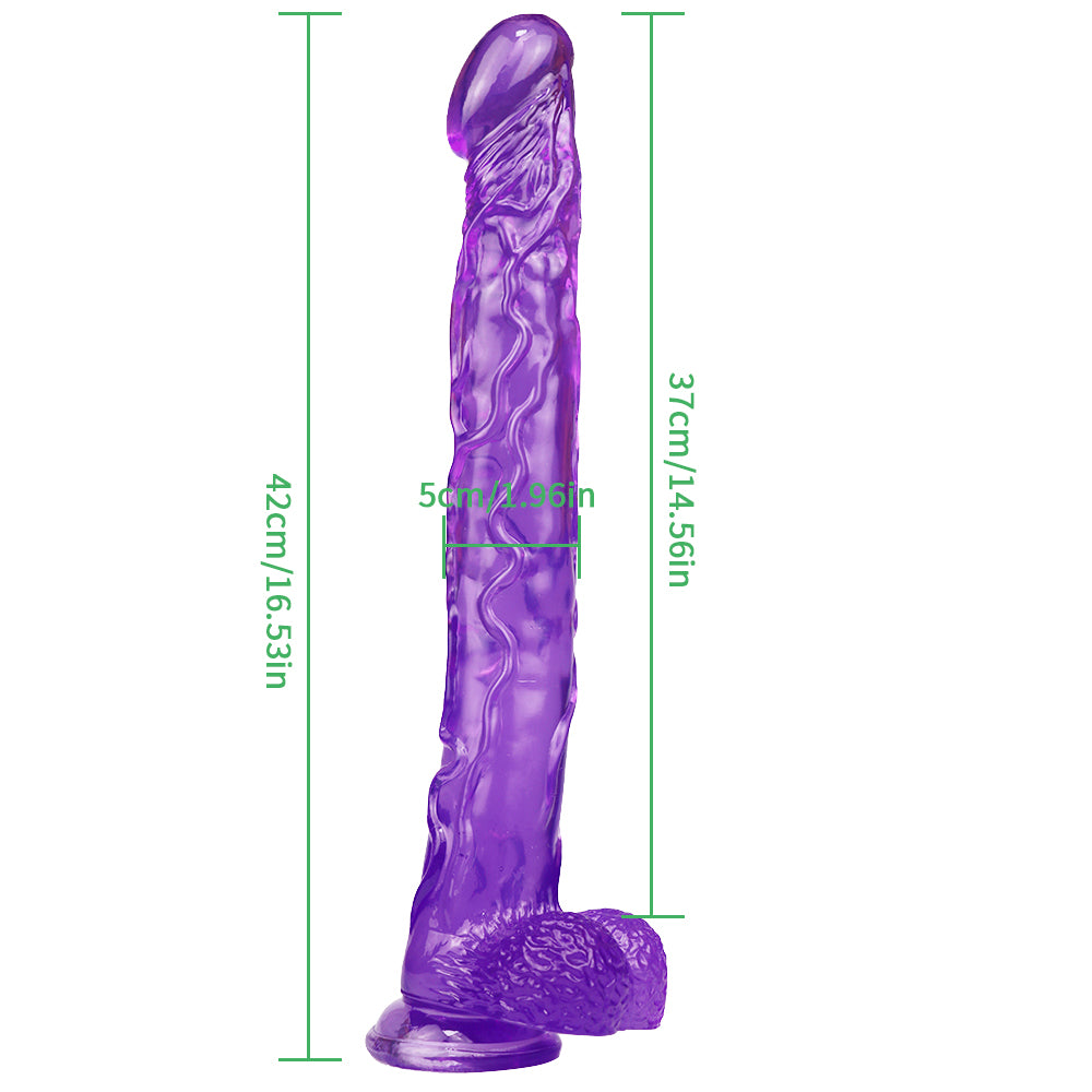 Anal purple dildo