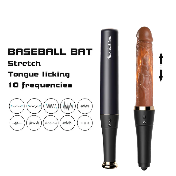 Double Headed Baseball Bat Thrusting Dildo