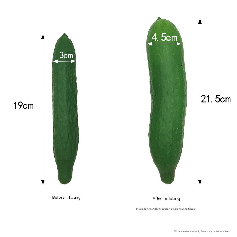 Cucumber Inflatable Butt Plug Fun Dildo
