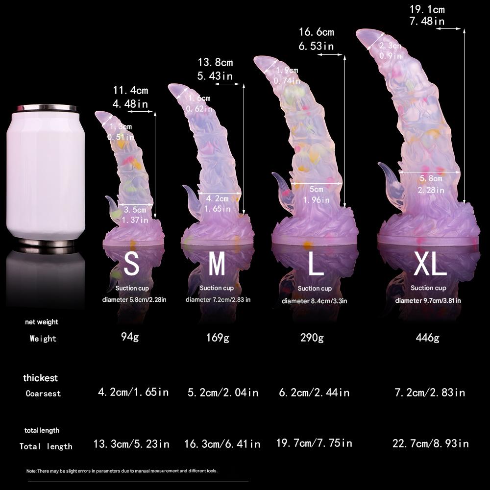 Macarons Silicone Cute Fantasy Monster Dildo
