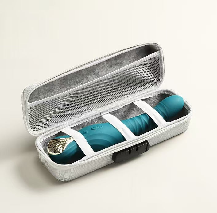 Canvas Zipper Combination Lock Storage Box