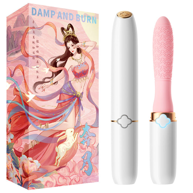 White Shape Pink Lipstick G Spot Vibrator