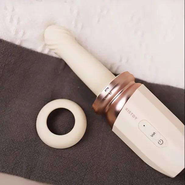 White Remote Portable Sex Dildo Machine