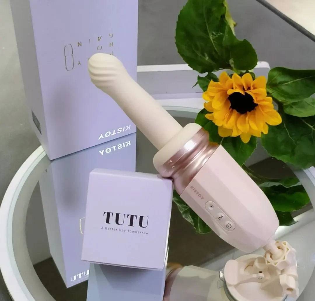 White Remote Portable Sex Dildo Machine