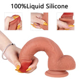 Charger l&#39;image dans la galerie, 8 Inch Silicone Real Strap On Dildo