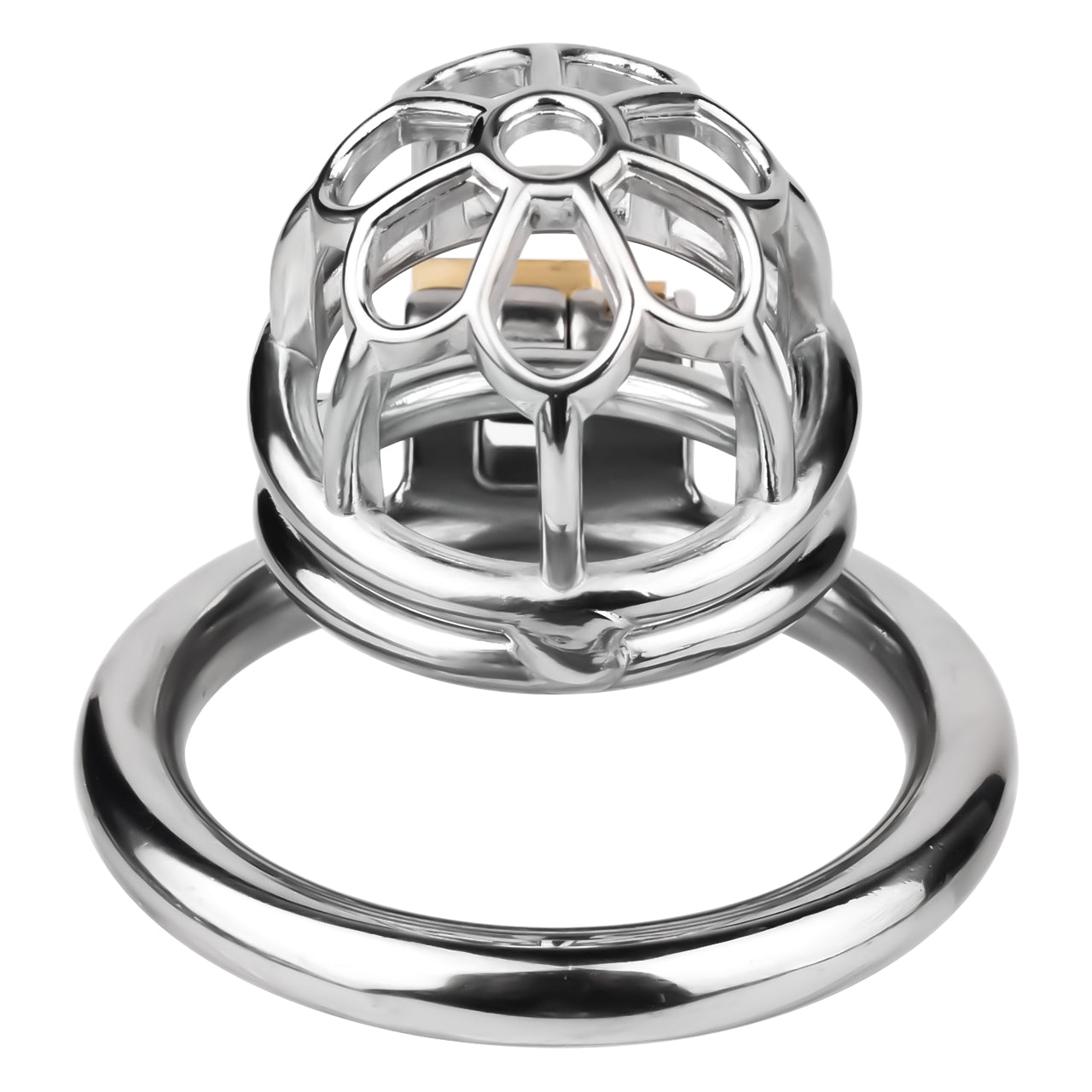 Flower Small Metal Chastity Cage