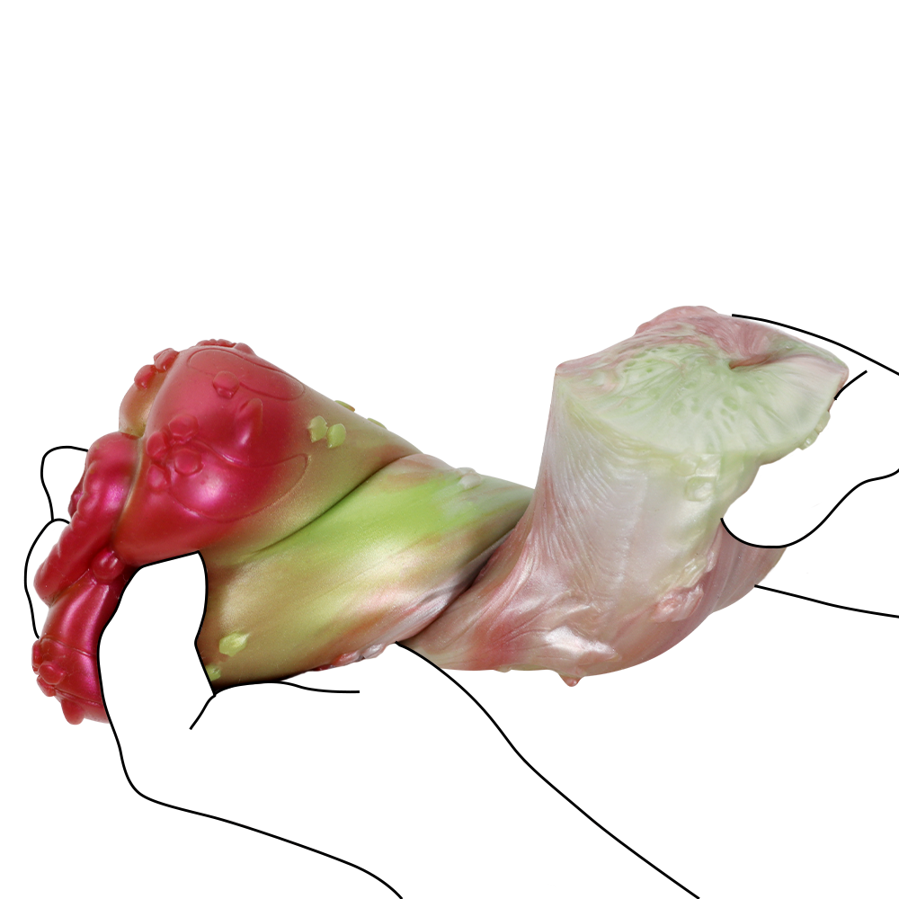 6 Inch Long Silicone Animal Horse Pocket Pussy