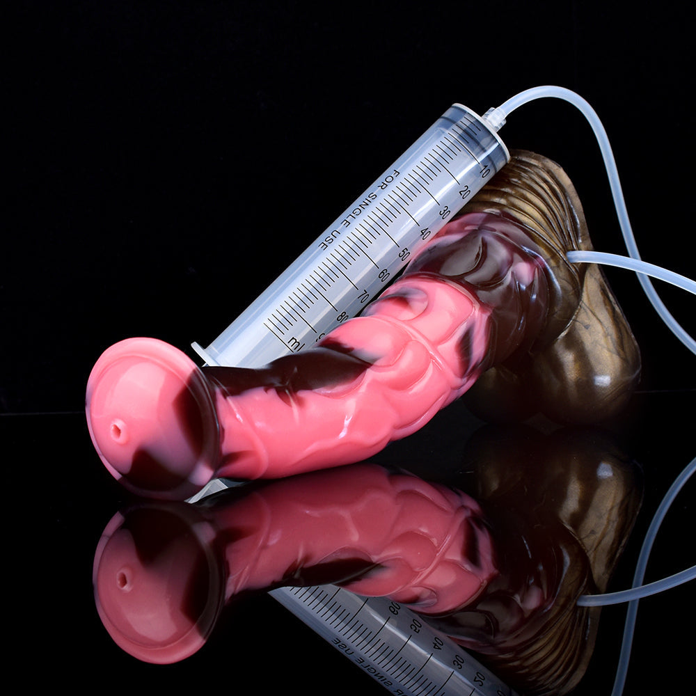 10 Inch Base With Egg Horse Squirting Dildo