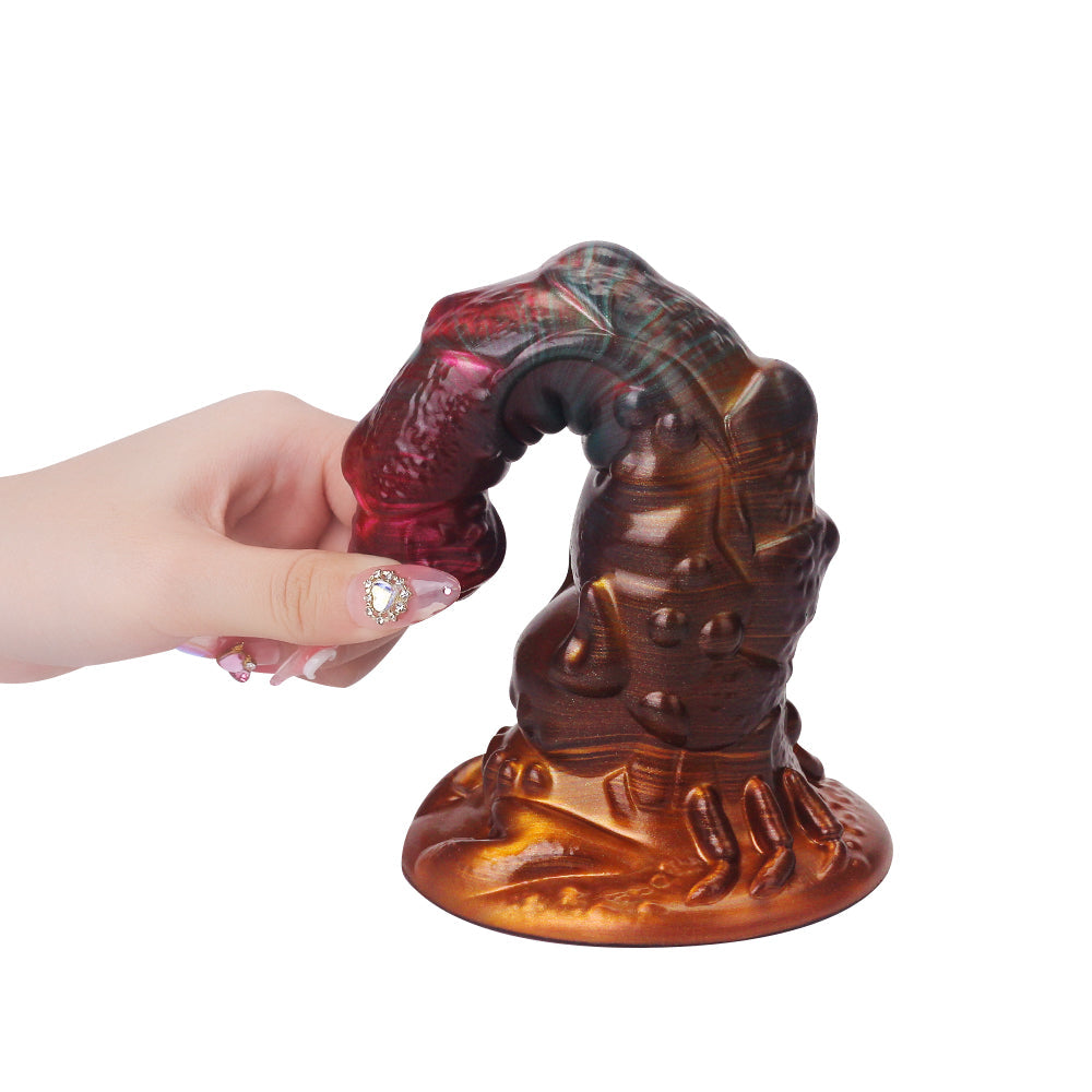 9 Inch Textured Fantasy Monster Dildo