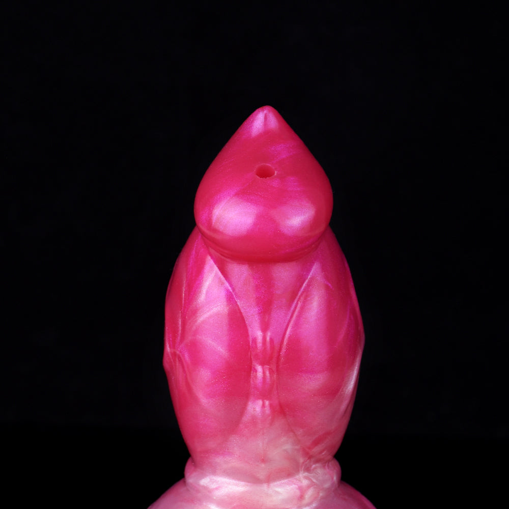 8 Inch Gradient Pink Dog Squirting Dildo