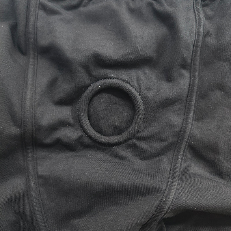 Black Packer O-Ring Harness Strap On Boxers