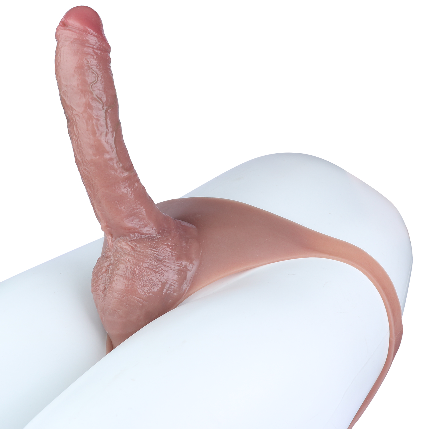 8 Inch Triangle Realistic Thick Dildo Panties