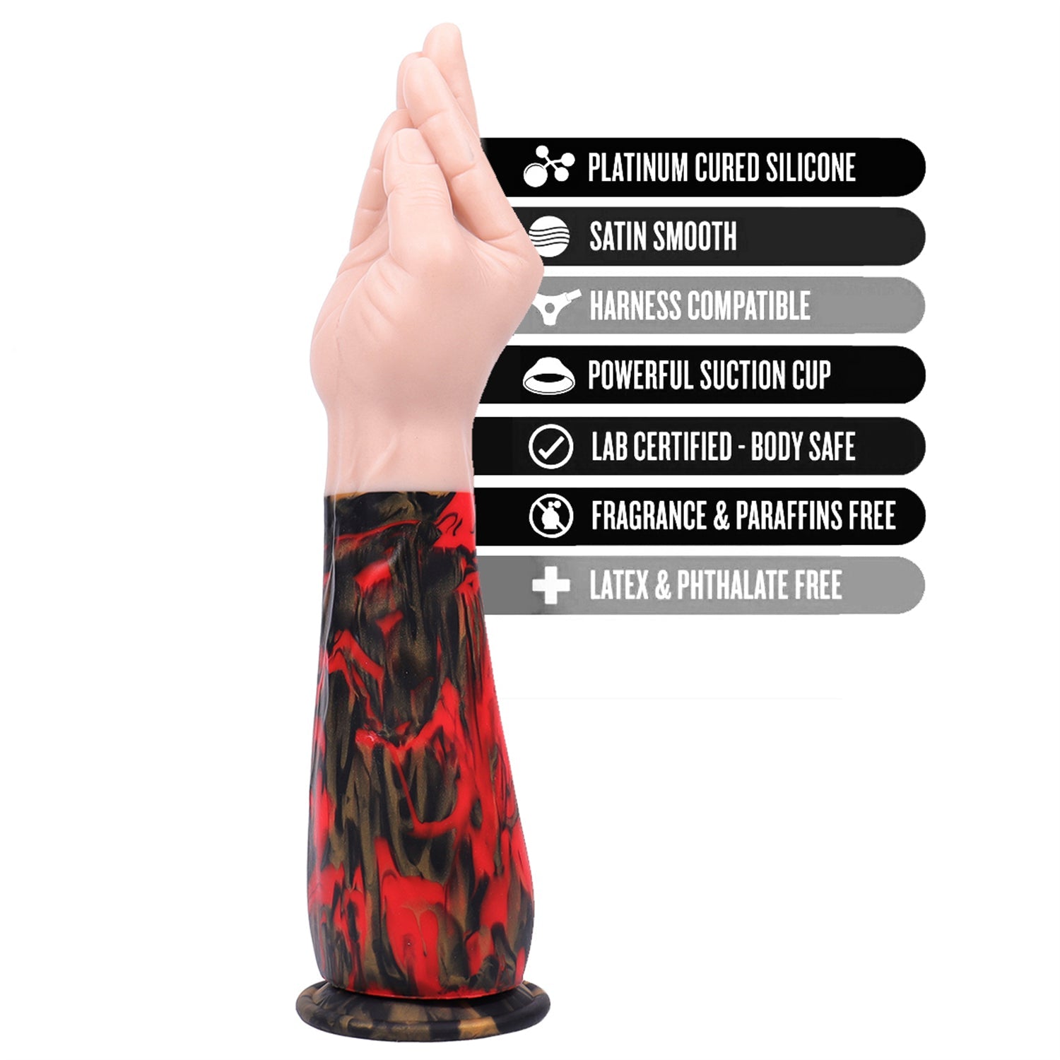 15 Inch Long Big Hand Fist Anal Dildo