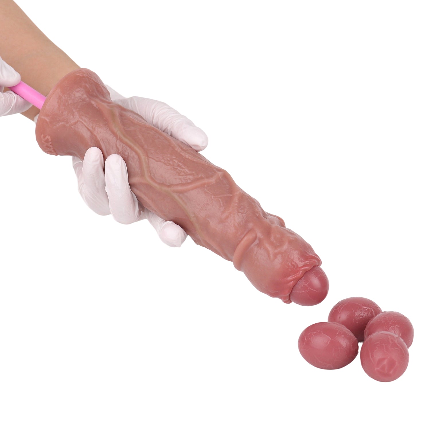 8 Inch Silicone Realistic Putter Ovipositor Dildo