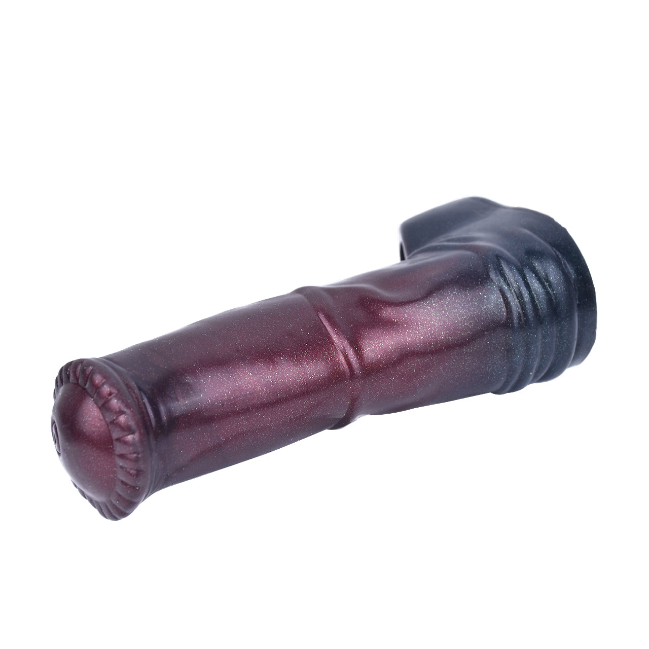 6 Inch Black Platinum Silicone Horse Cock Sleeve