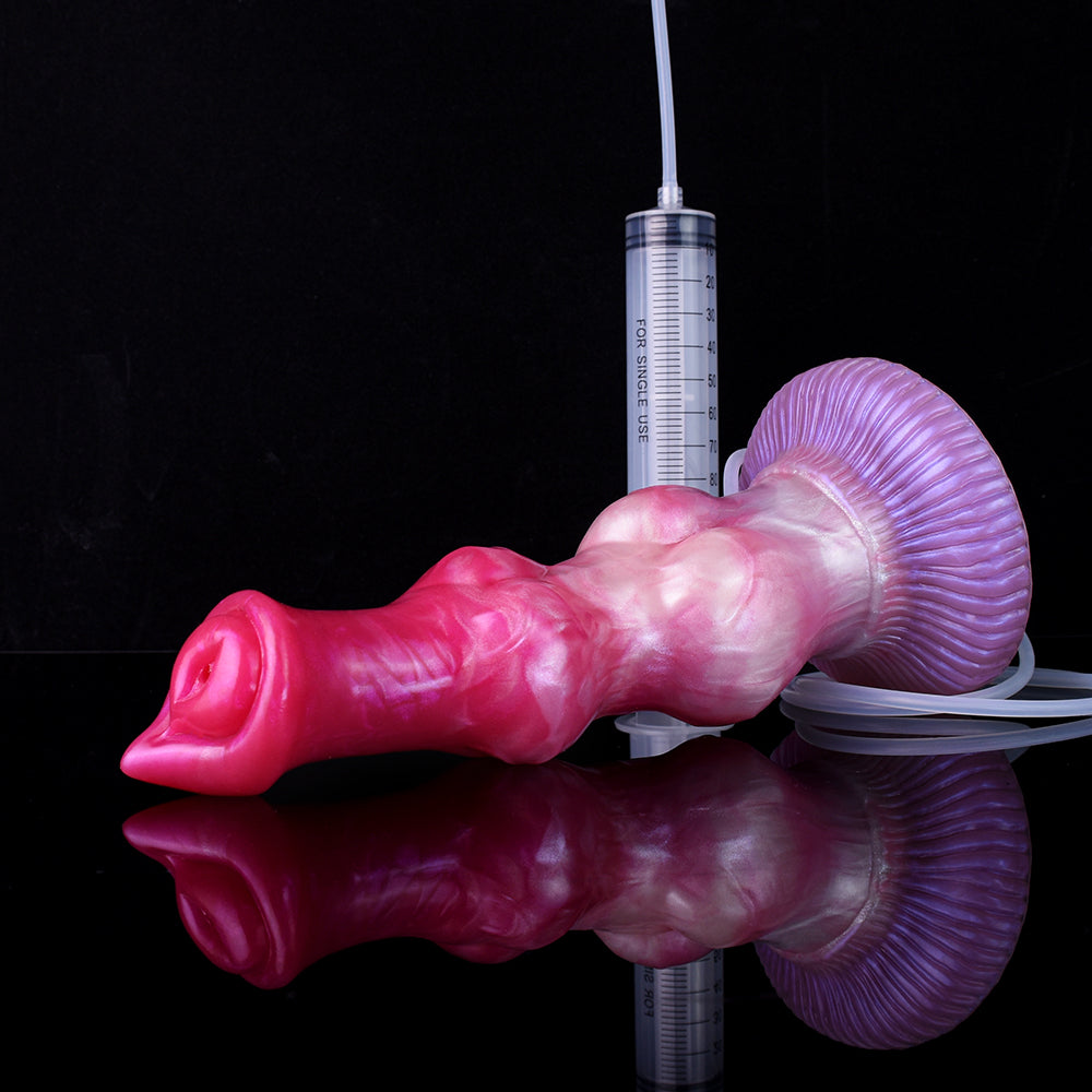 10 Inch Double Knot Dog Squirting Dildo
