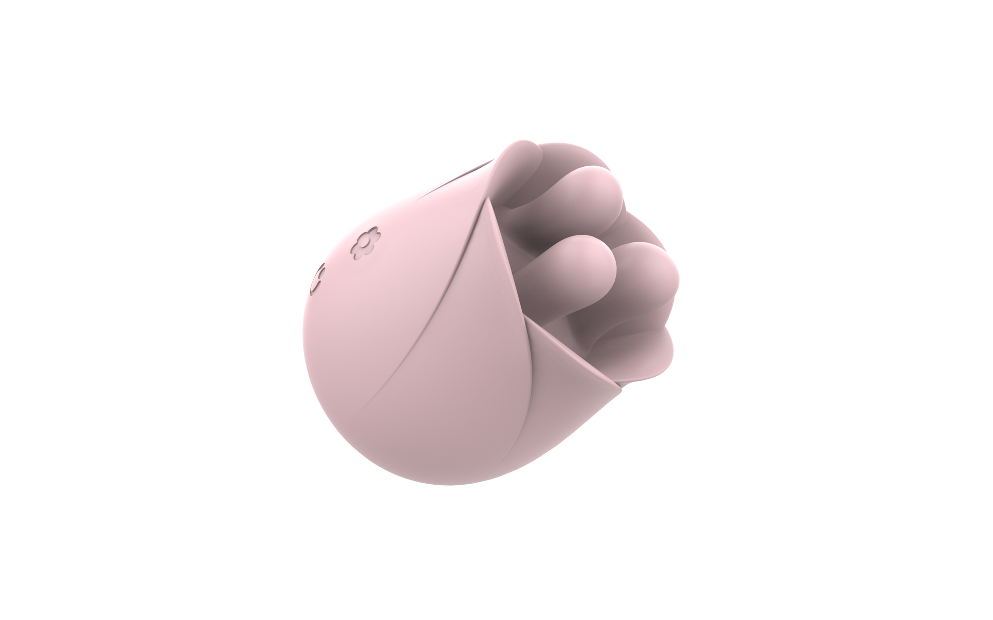 Pink Rotating Vibration Clitoral Stimulator Rose Toy