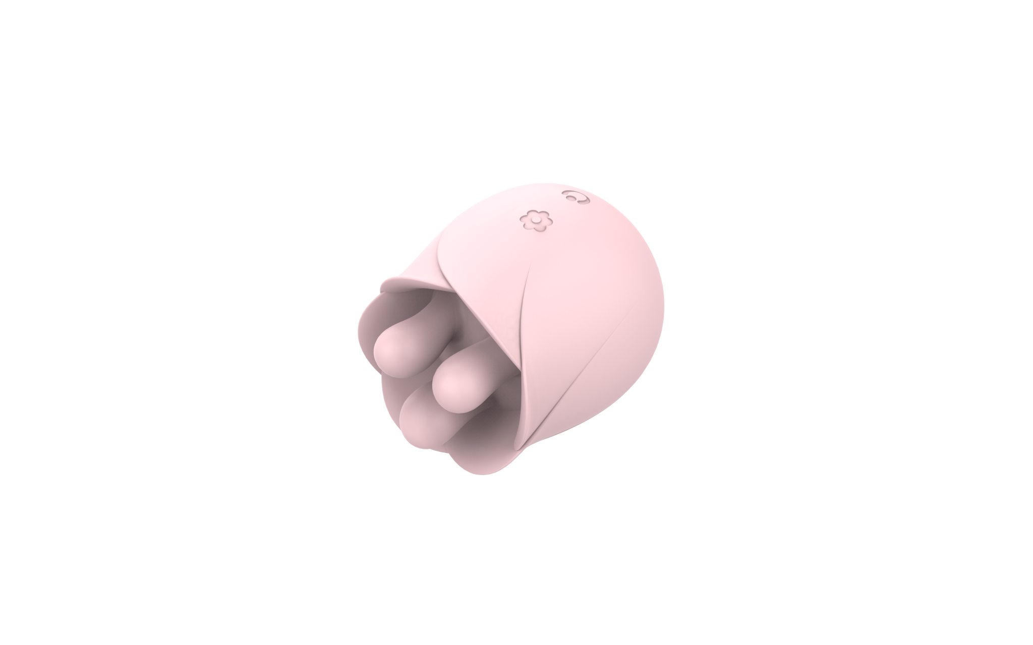 Pink Rotating Vibration Clitoral Stimulator Rose Toy