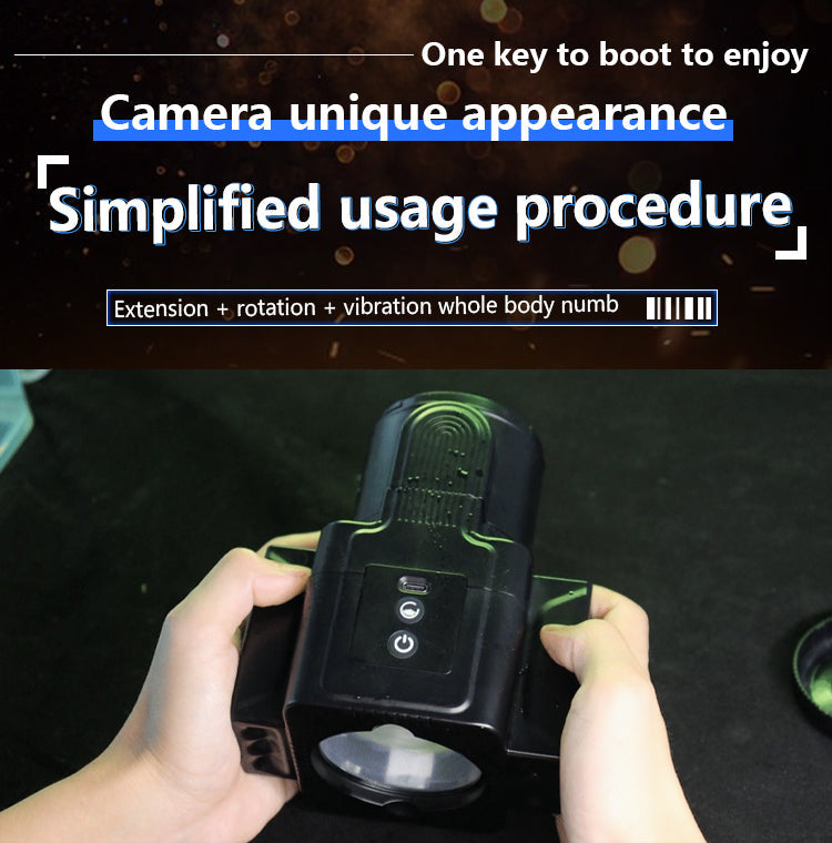 Black Camera Electric Blowjob Machine