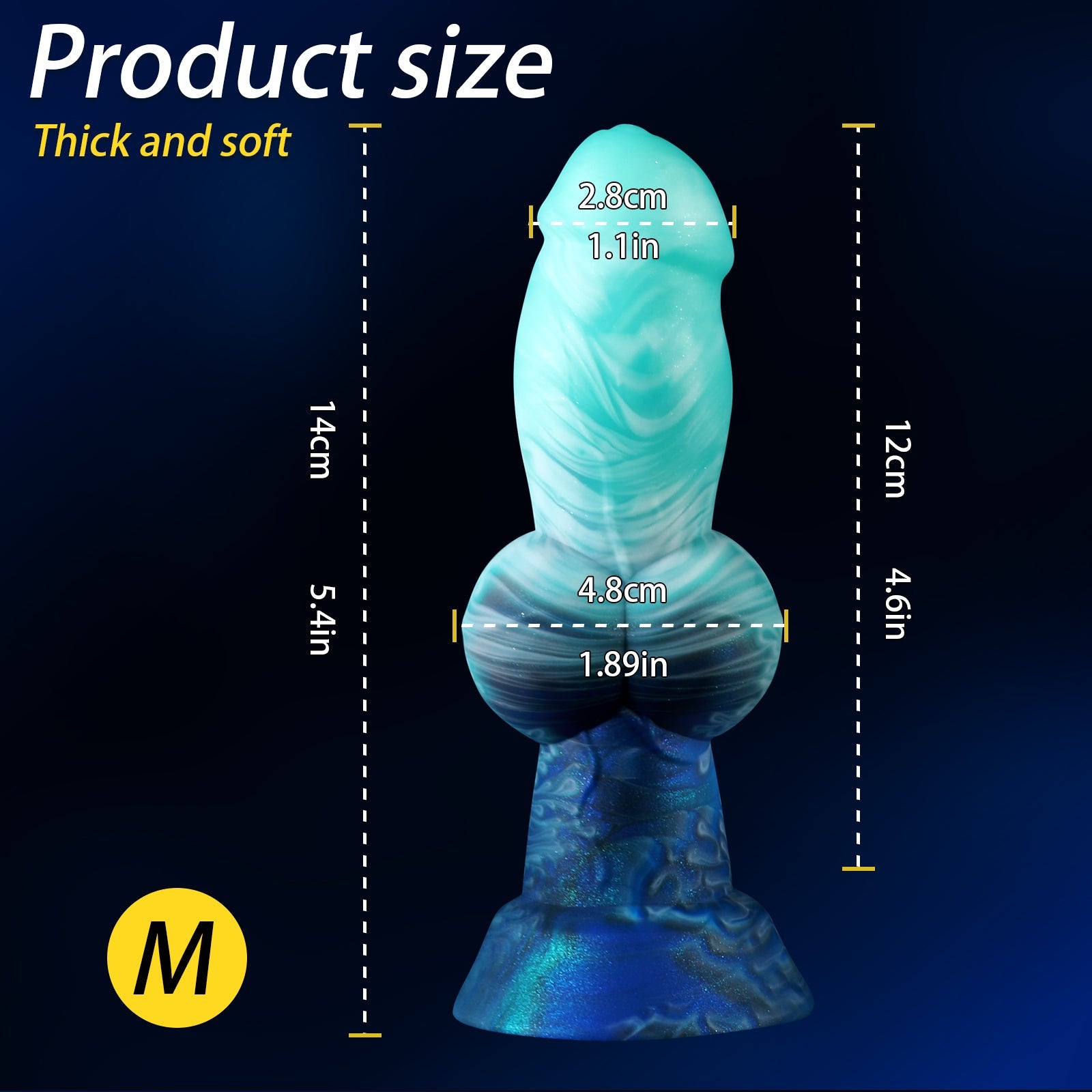 6 Inch Silicone Kont Huge Butt Plug