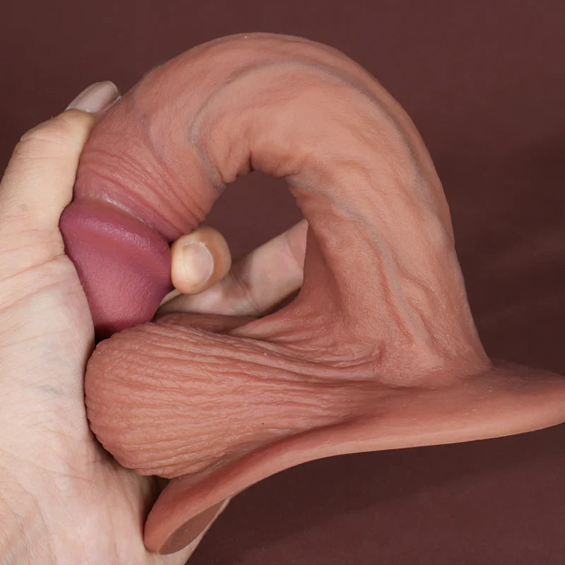 Silicone Soft Curved G Spot Realistic Dildo
