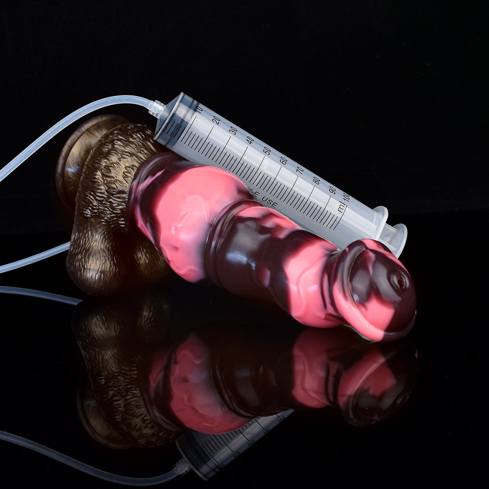 10 Inch Knot Fantasy Silicone Horse Squirting Dildo